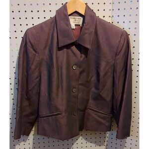 Charles Gray London Savvy Blazer Jacket Wine Purple